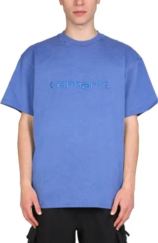 Carhartt WIP Logo Embroidered Crewneck T-Shirt