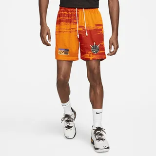 Nike Men's Standard Issue Mesh Basketball Shorts in Orange