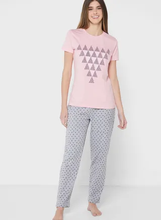 Printed Pyjama Set