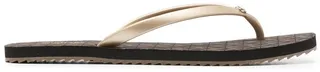 Jinx monogram flip flops