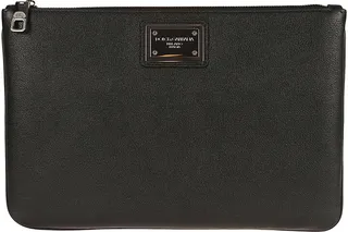 Logo Plaque Clutch