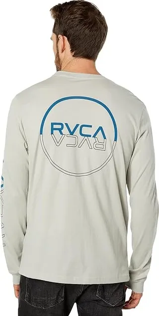 RVCA Halfway Long Sleeve Tee (Mirage) Men's Clothing