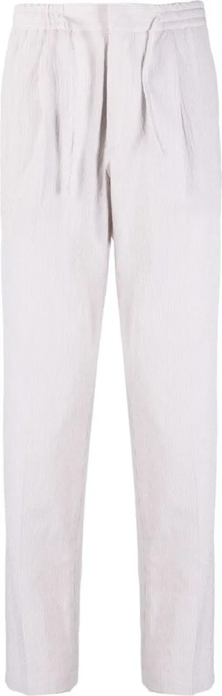 Corduroy Straight-Leg Trousers