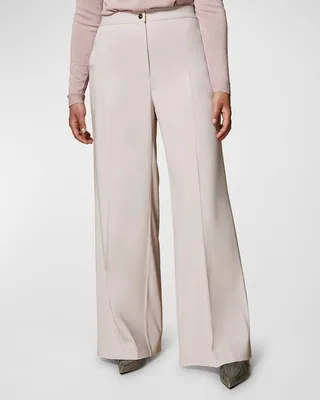 Plus Size Rarita High-Rise Wide-Leg Trousers