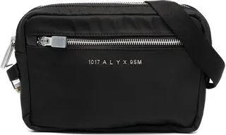 Rollercoaster-buckle logo belt bag