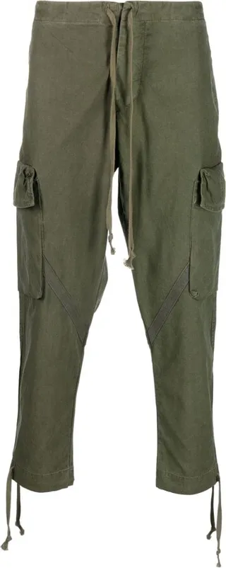 Cropped Tapered Trousers