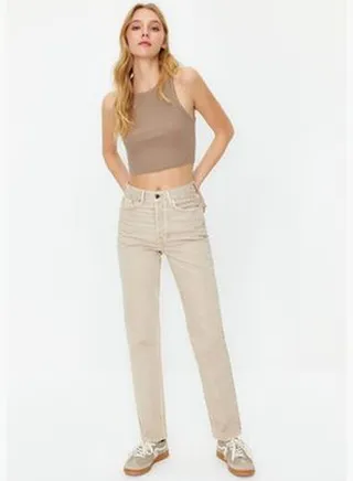 Stone High Waist Mom Jeans TWOSS24JE00087