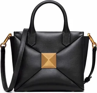 VALENTINO GARAVANI- One Stud Small Leather Handbag