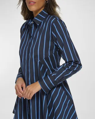 Striped Button-Down Signature Tunic