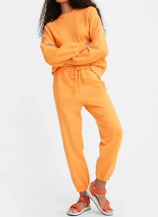 Wfh Sweatpants in Tangerine