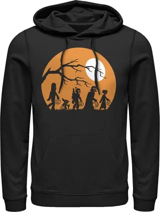 Men's Star Wars Halloween Characters Trick or Treat Pull Over Hoodie - Black - Medium