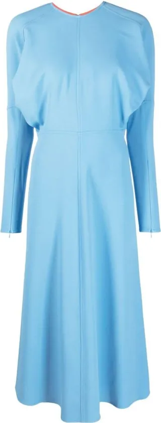 Draped Midi Dress