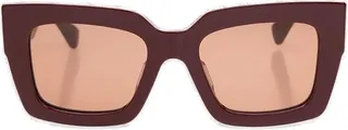 Bottega Veneta Eyewear Square Frame Classic Sunglasses