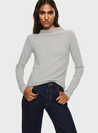 Striped Crew Neck T-Shirt