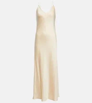 Manipur satin slip dress