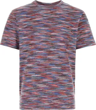 Missoni Striped Knitted Crewneck T-Shirt
