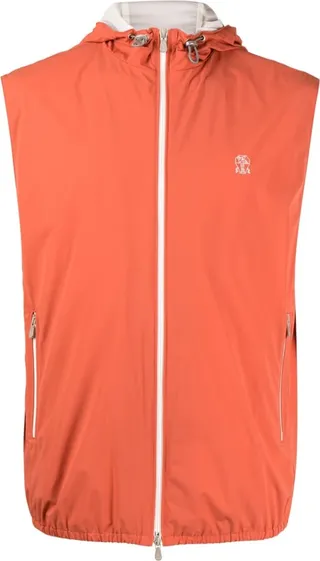Water-Resistant Zip-Up Gilet
