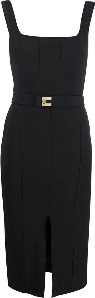 Belted Midi Dress