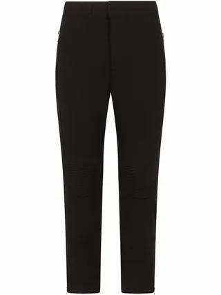 Slim-Cut Tailored Trousers