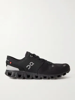 Cloud X3 Rubber-Trimmed Mesh Running Sneakers