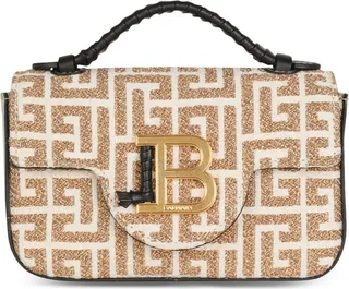 Balmain Mini Monogram B-Buzz Cross-Body Bag