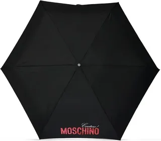 Moschino Glittered Logo Printed Umbrella