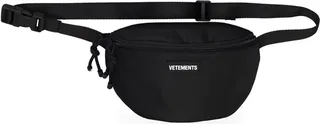 Logo tech canvas belt bag
