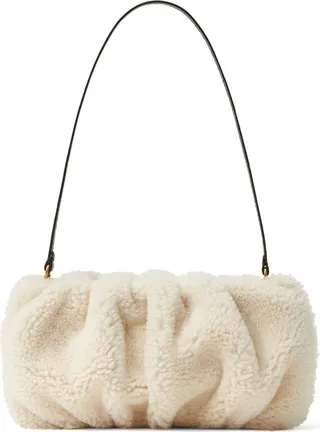 Bean convertible shearling shoulder bag