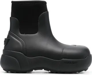 Round-Toe Ankle Boots