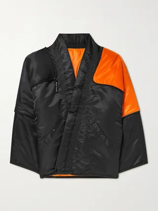 MA-1 Two-Tone Shell Padded Bomber Jacket
