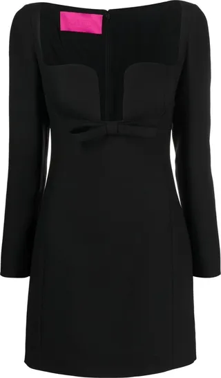 Bow-Detail Minidress