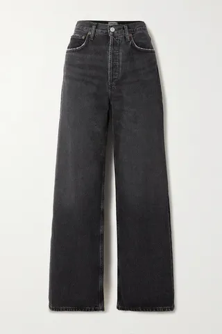 AGOLDE - Baggy Low Slung Jeans - Black