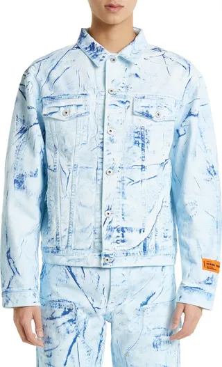 Overdye Spray Finish Denim Jacket