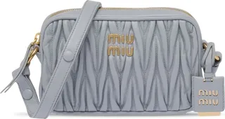 Matelassé Nappa Leather Shoulder Bag