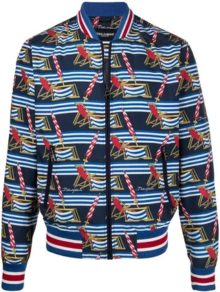 All Over Print Bomber Jacket