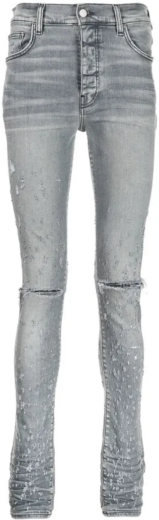 Shotgun distressed-effect skinny jeans