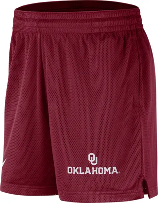 Oklahoma Nike Men's Dri-FIT College Knit Shorts in Red