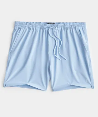 5" Montauk Swim Short in Blue Tide