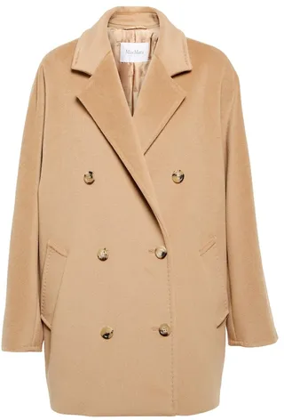 Guinea wool and cashmere coat