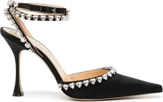 Crystal-Embellished 90mm Pumps