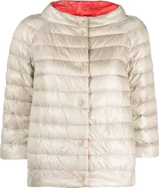 HERNO- Reversible Nylon Ultralight Cape