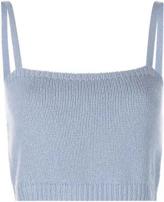 Thin-Strap Cashmere Vest Top