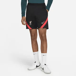 Nike Men's Liverpool FC Strike Soccer Shorts in Black