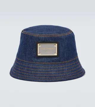 Denim bucket hat