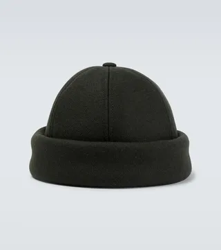 Wool felt beanie