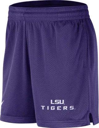 LSU Nike Men's Dri-FIT College Knit Shorts in Purple