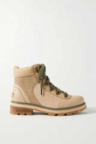 Sorel - Lennox Hiker Waterproof Brushed-leather Ankle Boots - Brown
