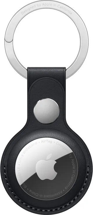 Apple AirTag Leather Key Ring - Midnight