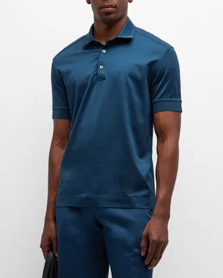 Men's Cotton Pique Polo Shirt