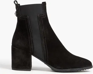 Suede ankle boots